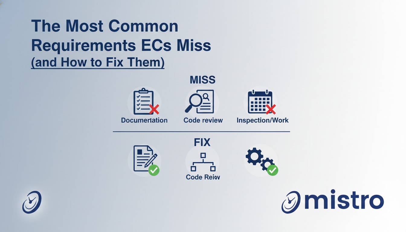 Most Common Requirements ECs Miss