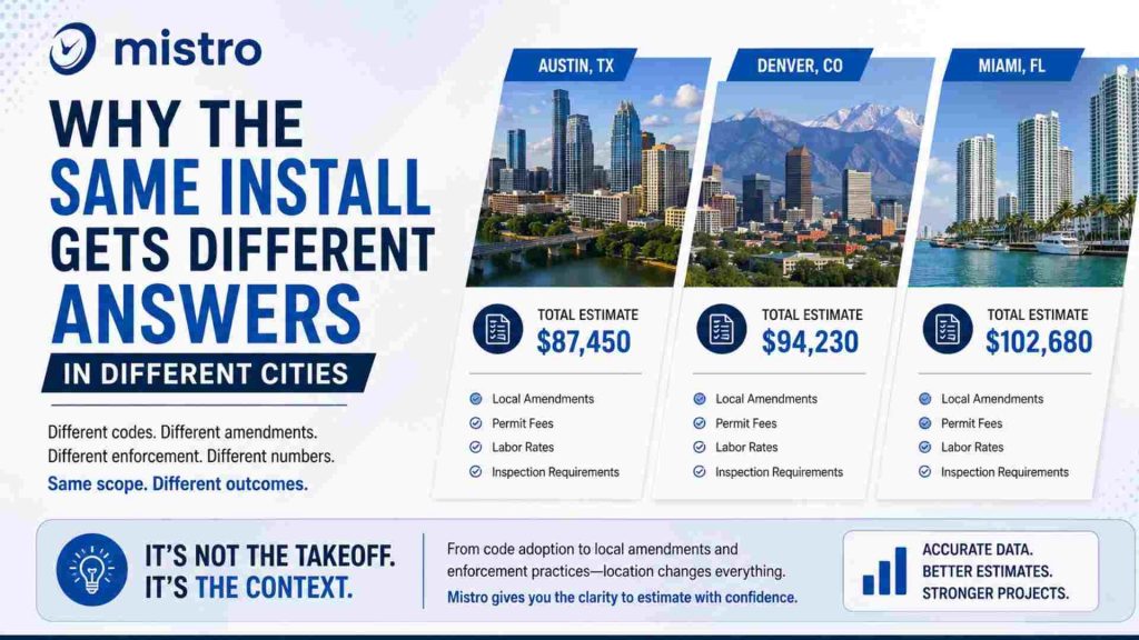 Why the Same Install Gets Different Answers in Different Cities